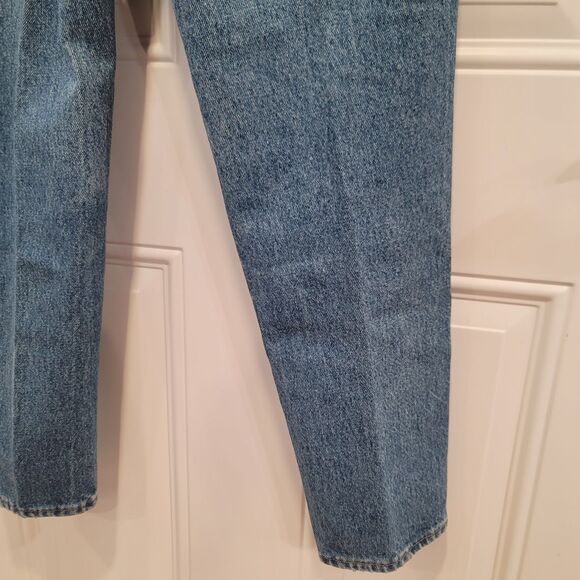 Vintage 1990s Levi's 505 Womens Jeans Size 12 Med Wash Mid Rise USA Classic West - Picture 4 of 16
